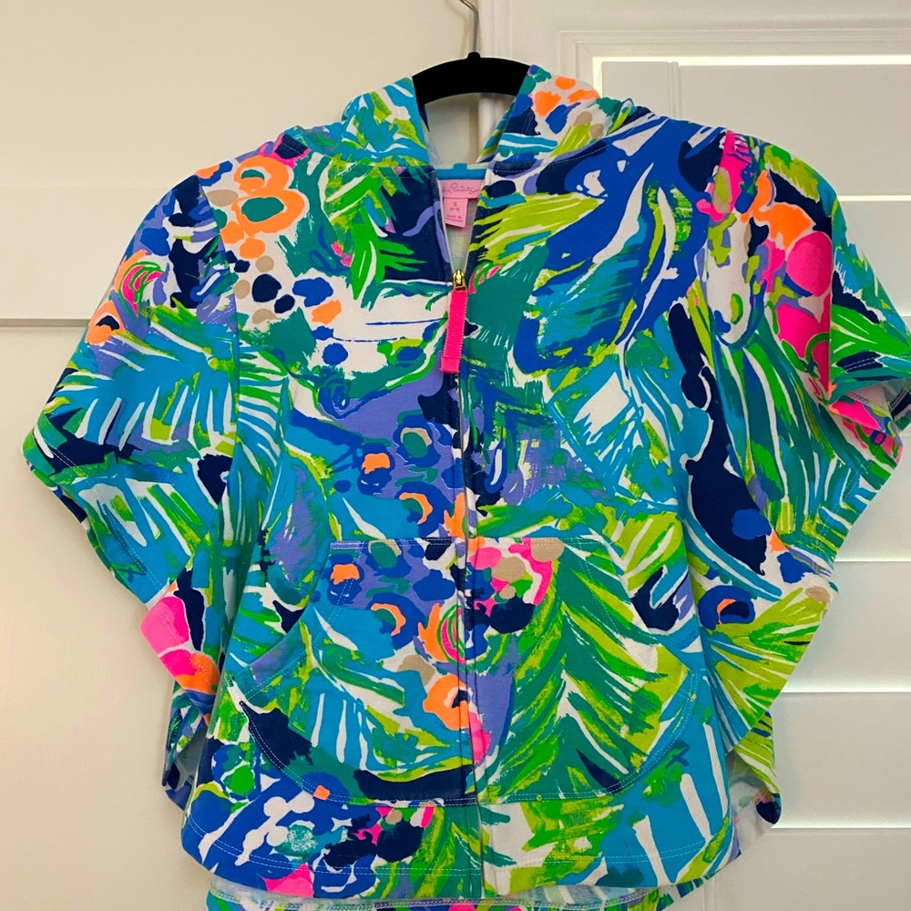 Lily Pulitzer swim coverup.